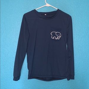 Navy Ivory Ella long sleeve
